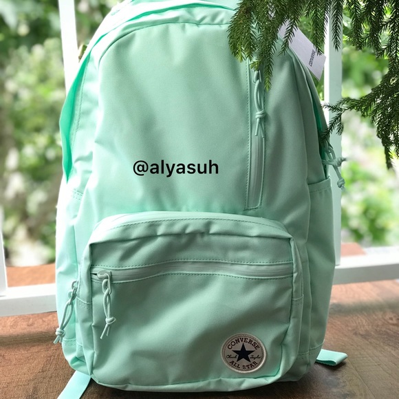 NWT Converse GO Backpack Mint W AUTHENTIC - Picture 2 of 8